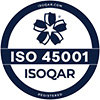 ISOQAR ISO 45001 seal